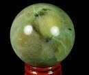 Polished Garnierite Sphere - Madagascar #78987-1